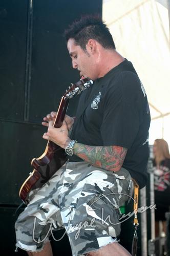 Saliva at X-Fest Dayton, OH on September 19, 2004 &mdash; concert photo by Wayne Dennon