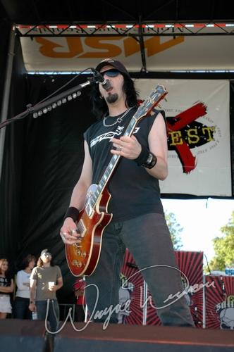 Saliva at X-Fest Dayton, OH on September 19, 2004 &mdash; concert photo by Wayne Dennon
