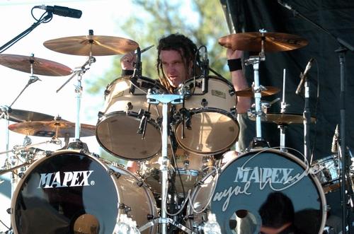 Saliva at X-Fest Dayton, OH on September 19, 2004 &mdash; concert photo by Wayne Dennon
