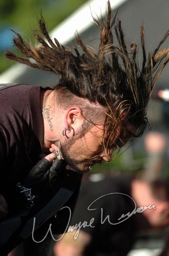 Saliva at X-Fest Dayton, OH on September 19, 2004 &mdash; concert photo by Wayne Dennon