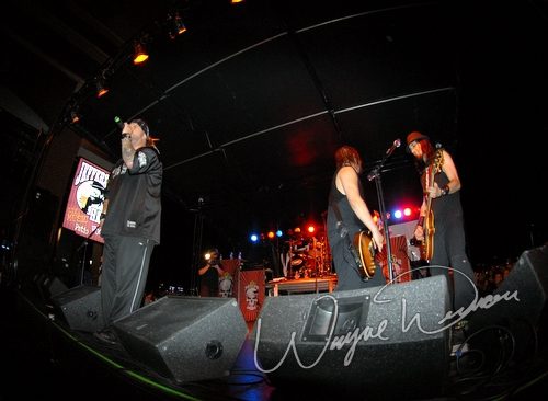 Saliva at Purple People Bridge Newport, KY on July 22, 2006 &mdash; concert photo by Wayne Dennon