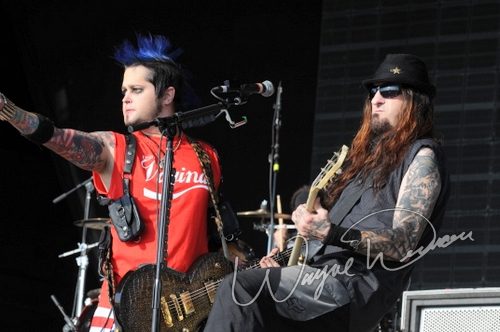 Saliva at Catch the Fever festival grounds Pryor, OK on May 29, 2010 &mdash; concert photo by Wayne Dennon