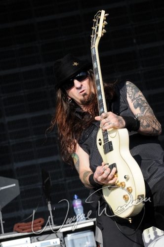 Saliva at Catch the Fever festival grounds Pryor, OK on May 29, 2010 &mdash; concert photo by Wayne Dennon