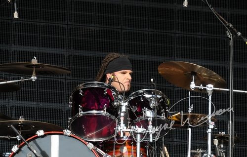 Saliva at Catch the Fever festival grounds Pryor, OK on May 29, 2010 &mdash; concert photo by Wayne Dennon