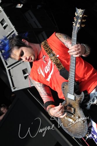 Saliva at Catch the Fever festival grounds Pryor, OK on May 29, 2010 &mdash; concert photo by Wayne Dennon