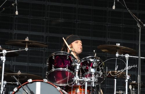 Saliva at Catch the Fever festival grounds Pryor, OK on May 29, 2010 &mdash; concert photo by Wayne Dennon