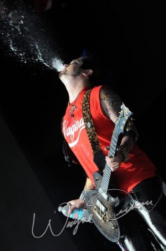 Saliva at Catch the Fever festival grounds Pryor, OK on May 29, 2010 &mdash; concert photo by Wayne Dennon