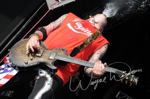 Saliva at Catch the Fever festival grounds Pryor, OK on May 29, 2010 &mdash; concert photo by Wayne Dennon