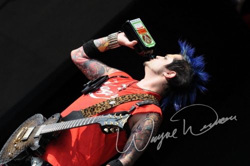 Saliva at Catch the Fever festival grounds Pryor, OK on May 29, 2010 &mdash; concert photo by Wayne Dennon