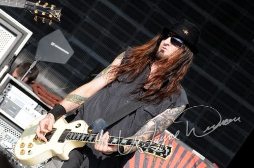 Saliva at Catch the Fever festival grounds Pryor, OK on May 29, 2010 &mdash; concert photo by Wayne Dennon