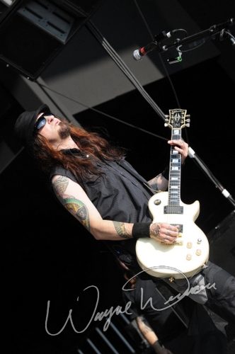 Saliva at Catch the Fever festival grounds Pryor, OK on May 29, 2010 &mdash; concert photo by Wayne Dennon