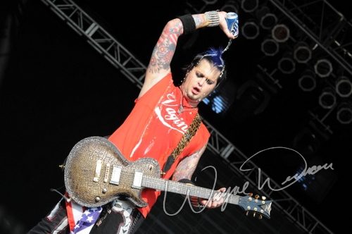 Saliva at Catch the Fever festival grounds Pryor, OK on May 29, 2010 &mdash; concert photo by Wayne Dennon