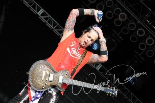 Saliva at Catch the Fever festival grounds Pryor, OK on May 29, 2010 &mdash; concert photo by Wayne Dennon