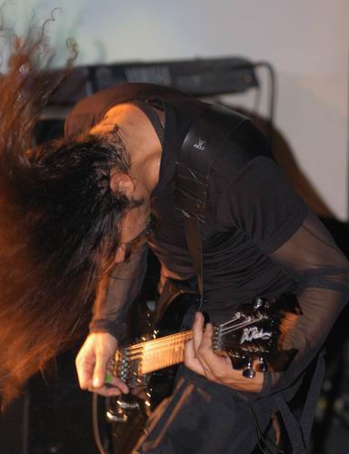 Samael at Agora Theater Cleveland, OH on September 5, 2003 &mdash; concert photo by Wayne Dennon