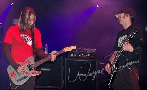 Seether at Arts, Beats & Eats Pontiac, MI on September 2, 2005 &mdash; concert photo by Wayne Dennon