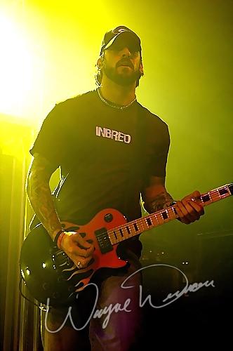Sevendust at Lifestyle Communities Pavilion Columbus, OH on December 7, 2005 &mdash; concert photo by Wayne Dennon