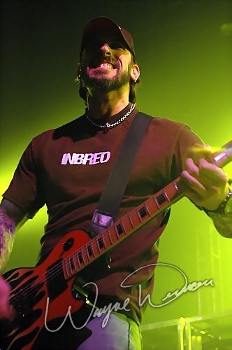 Sevendust at Lifestyle Communities Pavilion Columbus, OH on December 7, 2005 &mdash; concert photo by Wayne Dennon