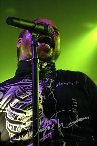 Sevendust at Lifestyle Communities Pavilion Columbus, OH on December 7, 2005 &mdash; concert photo by Wayne Dennon