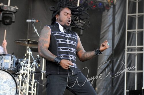 Sevendust at Columbus Crew Stadium Columbus, OH on May 18, 2008 &mdash; concert photo by Wayne Dennon
