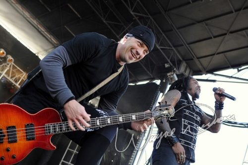 Sevendust at Columbus Crew Stadium Columbus, OH on May 18, 2008 &mdash; concert photo by Wayne Dennon