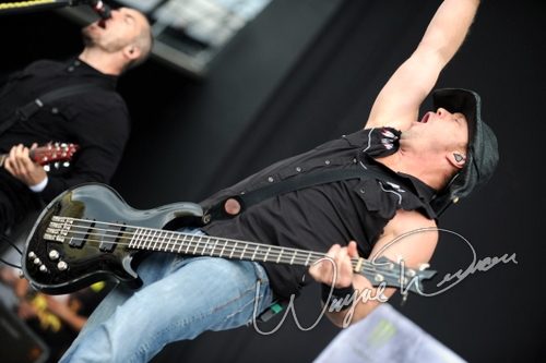 Sevendust at Columbus Crew Stadium Columbus, OH on May 22, 2010 &mdash; concert photo by Wayne Dennon