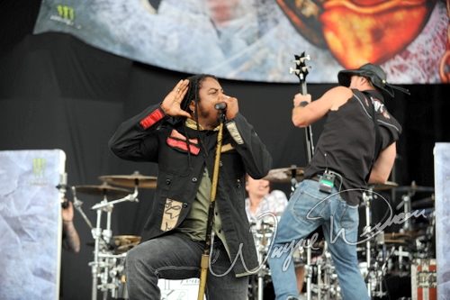 Sevendust at Columbus Crew Stadium Columbus, OH on May 22, 2010 &mdash; concert photo by Wayne Dennon