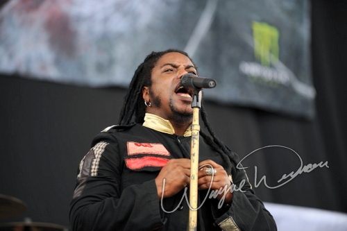 Sevendust at Columbus Crew Stadium Columbus, OH on May 22, 2010 &mdash; concert photo by Wayne Dennon