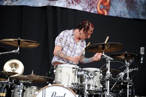 Sevendust at Columbus Crew Stadium Columbus, OH on May 22, 2010 &mdash; concert photo by Wayne Dennon