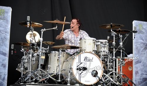 Sevendust at Columbus Crew Stadium Columbus, OH on May 22, 2010 &mdash; concert photo by Wayne Dennon