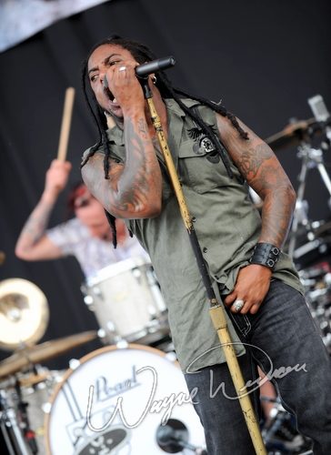 Sevendust at Columbus Crew Stadium Columbus, OH on May 22, 2010 &mdash; concert photo by Wayne Dennon