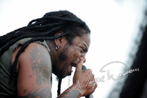 Sevendust at Columbus Crew Stadium Columbus, OH on May 22, 2010 &mdash; concert photo by Wayne Dennon