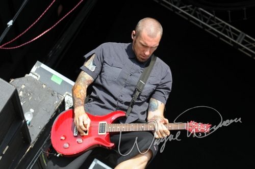 Sevendust at Catch the Fever festival grounds Pryor, OK on May 30, 2010 &mdash; concert photo by Wayne Dennon