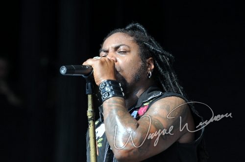Sevendust at Catch the Fever festival grounds Pryor, OK on May 30, 2010 &mdash; concert photo by Wayne Dennon