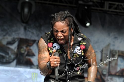 Sevendust at Catch the Fever festival grounds Pryor, OK on May 30, 2010 &mdash; concert photo by Wayne Dennon