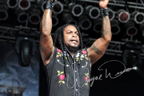 Sevendust at Catch the Fever festival grounds Pryor, OK on May 30, 2010 &mdash; concert photo by Wayne Dennon