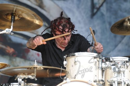 Sevendust at Catch the Fever festival grounds Pryor, OK on May 30, 2010 &mdash; concert photo by Wayne Dennon