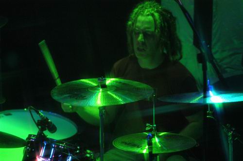 Shinedown at Headliners Music Hall Louisville, KY on July 27, 2003 &mdash; concert photo by Wayne Dennon