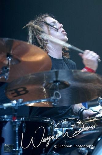 Shinedown at Hara Arena Dayton, OH on January 3, 2004 &mdash; concert photo by Wayne Dennon