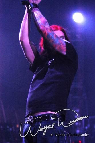 Shinedown at Hara Arena Dayton, OH on January 3, 2004 &mdash; concert photo by Wayne Dennon