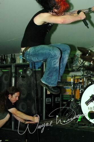 Shinedown at JT Bailey's Evansville, IN on June 16, 2004 &mdash; concert photo by Wayne Dennon