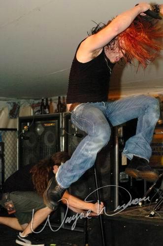 Shinedown at JT Bailey's Evansville, IN on June 16, 2004 &mdash; concert photo by Wayne Dennon