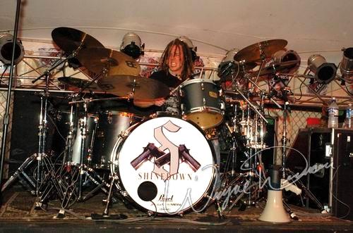 Shinedown at JT Bailey's Evansville, IN on June 16, 2004 &mdash; concert photo by Wayne Dennon