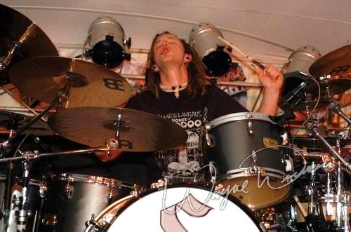 Shinedown at JT Bailey's Evansville, IN on June 16, 2004 &mdash; concert photo by Wayne Dennon