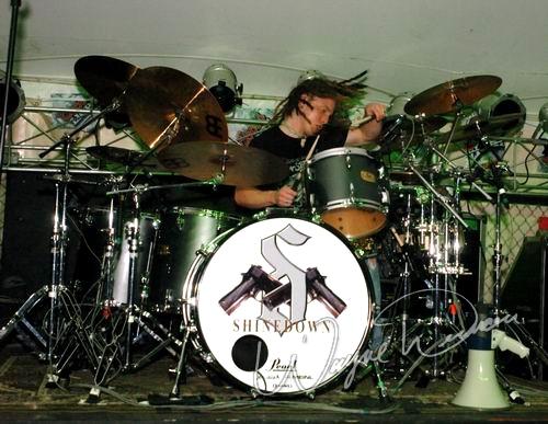 Shinedown at JT Bailey's Evansville, IN on June 16, 2004 &mdash; concert photo by Wayne Dennon