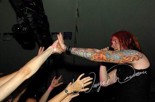 Shinedown at JT Bailey's Evansville, IN on June 16, 2004 &mdash; concert photo by Wayne Dennon
