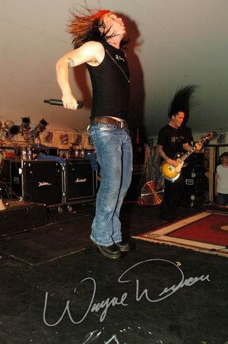 Shinedown at JT Bailey's Evansville, IN on June 16, 2004 &mdash; concert photo by Wayne Dennon