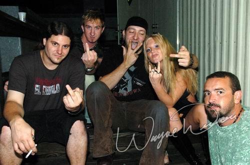 Shinedown at JT Bailey's Evansville, IN on June 16, 2004 &mdash; concert photo by Wayne Dennon