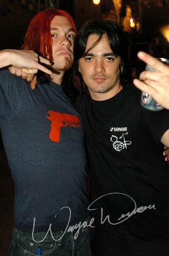 Shinedown at JT Bailey's Evansville, IN on June 16, 2004 &mdash; concert photo by Wayne Dennon