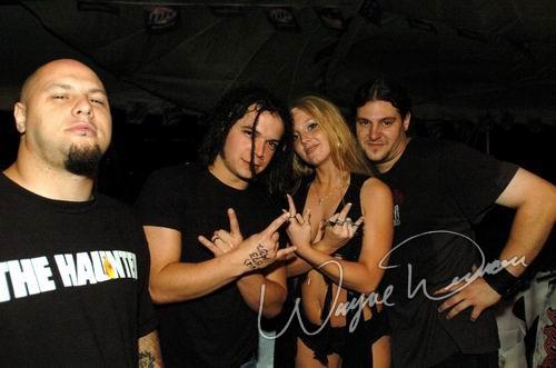 Shinedown at JT Bailey's Evansville, IN on June 16, 2004 &mdash; concert photo by Wayne Dennon