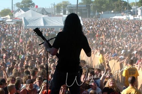 Shinedown at X-Fest Dayton, OH on September 19, 2004 &mdash; concert photo by Wayne Dennon